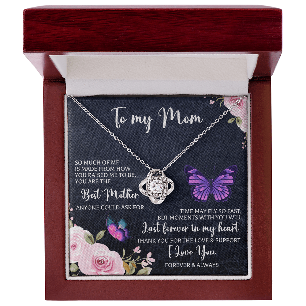 elegant mother necklace presented in premium jewelry box